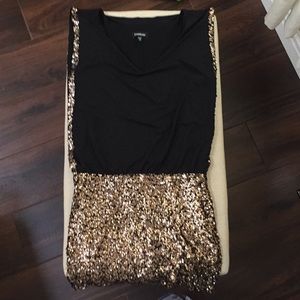 Sequin Bebe dress size Xs